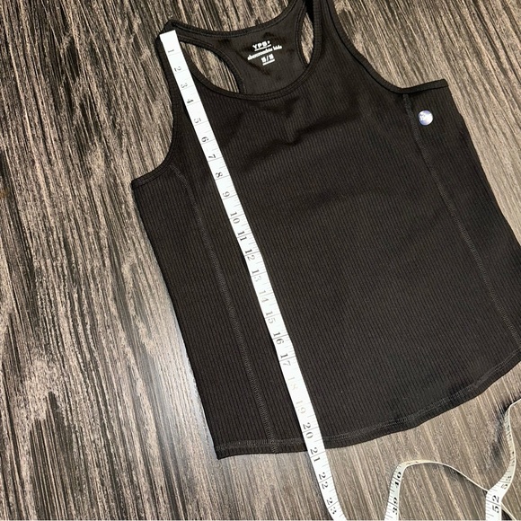 Abercrombie & Fitch YPB Racerback Black Athletic Tank, Size 15/16 or Women’s Sm - Picture 3 of 7